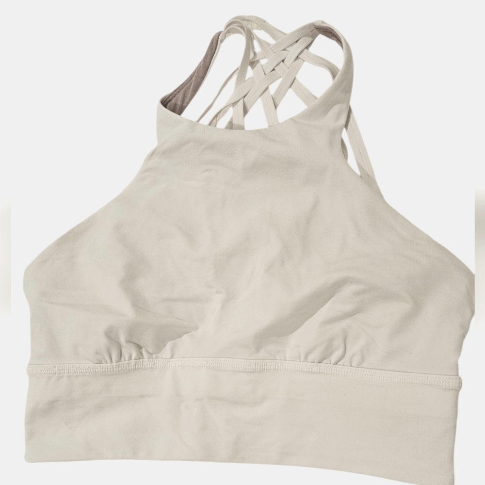 Lululemon Longline High Neck Energy Sports Bra Crop Top - Picture 3 of 5